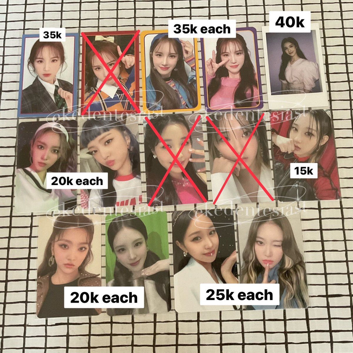 ekedentesiast's tweet photo. want to sell/ wts: WEEEKLY
[ rt will be appreciated ]

all details on pic🫶
stock will be updated on regular! https://t.co/8swCHdm55X