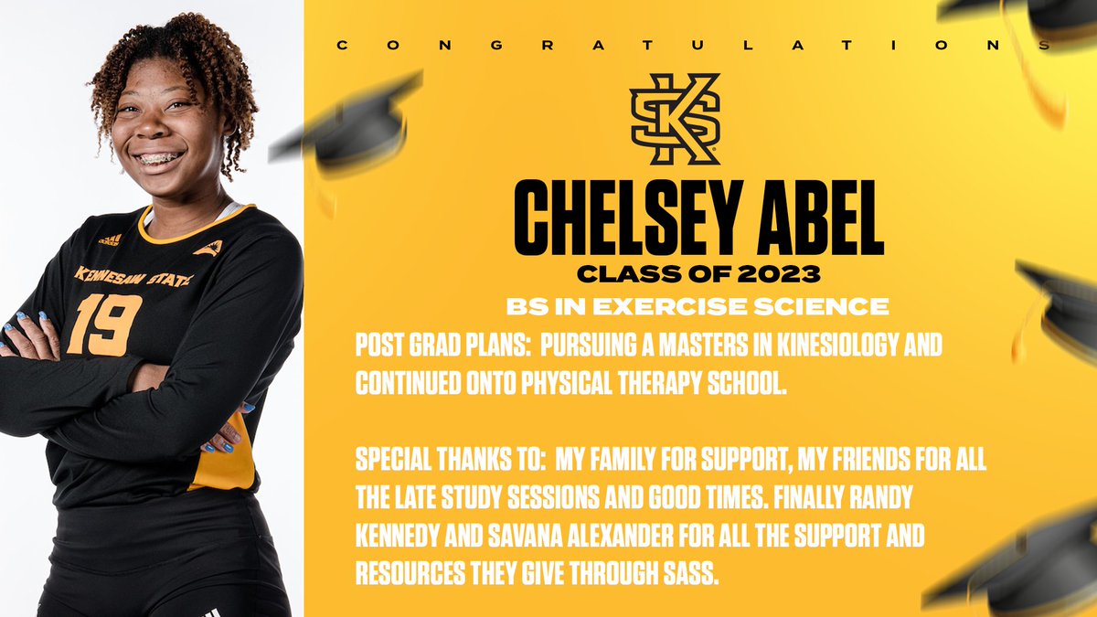 KSUOwlsVB's tweet photo. We are very proud of our Owl walking this week at Graduation as Chelsey Abel is receiving her BS in Exercise Science - Way to go Chelsey πππ
#uncommon π¦π #KSUGrad π https://t.co/8zjcohERNH