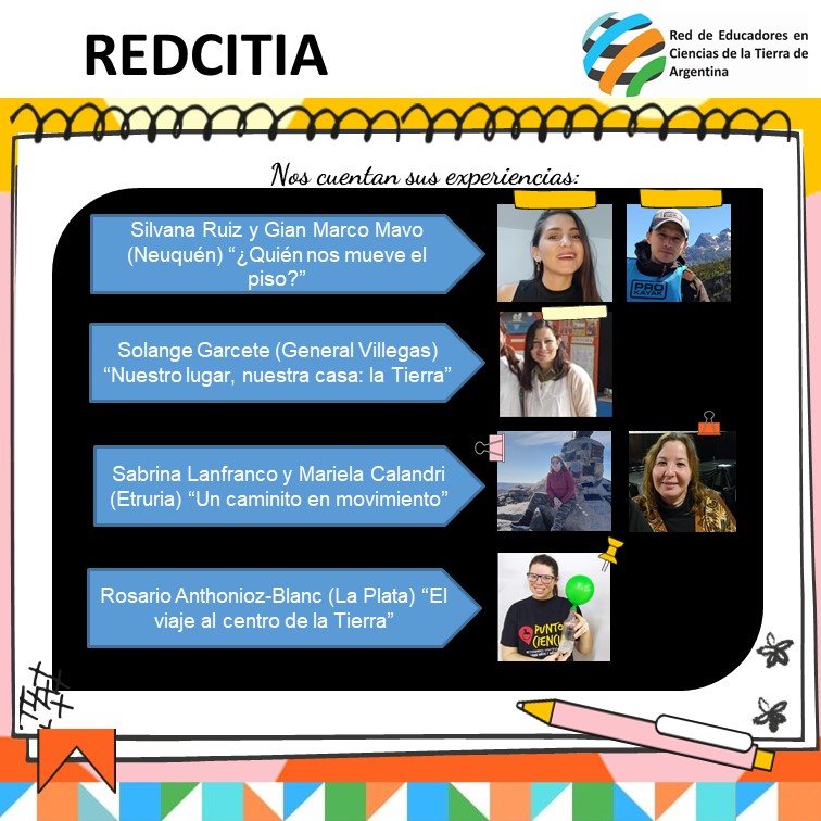REDCITIA organiza el "Encuentro: Ciencias de la Tierra en la Escuela Primaria", en donde docentes de nivel primario contarán sus experiencias en el aula.
📆 20 de mayo 
⏰10:30 hrs (Argentina) 

👉Formulario de inscripción forms.gle/Eq9c66V8fMp7Tb…

#educacionengeociencias #laigeo