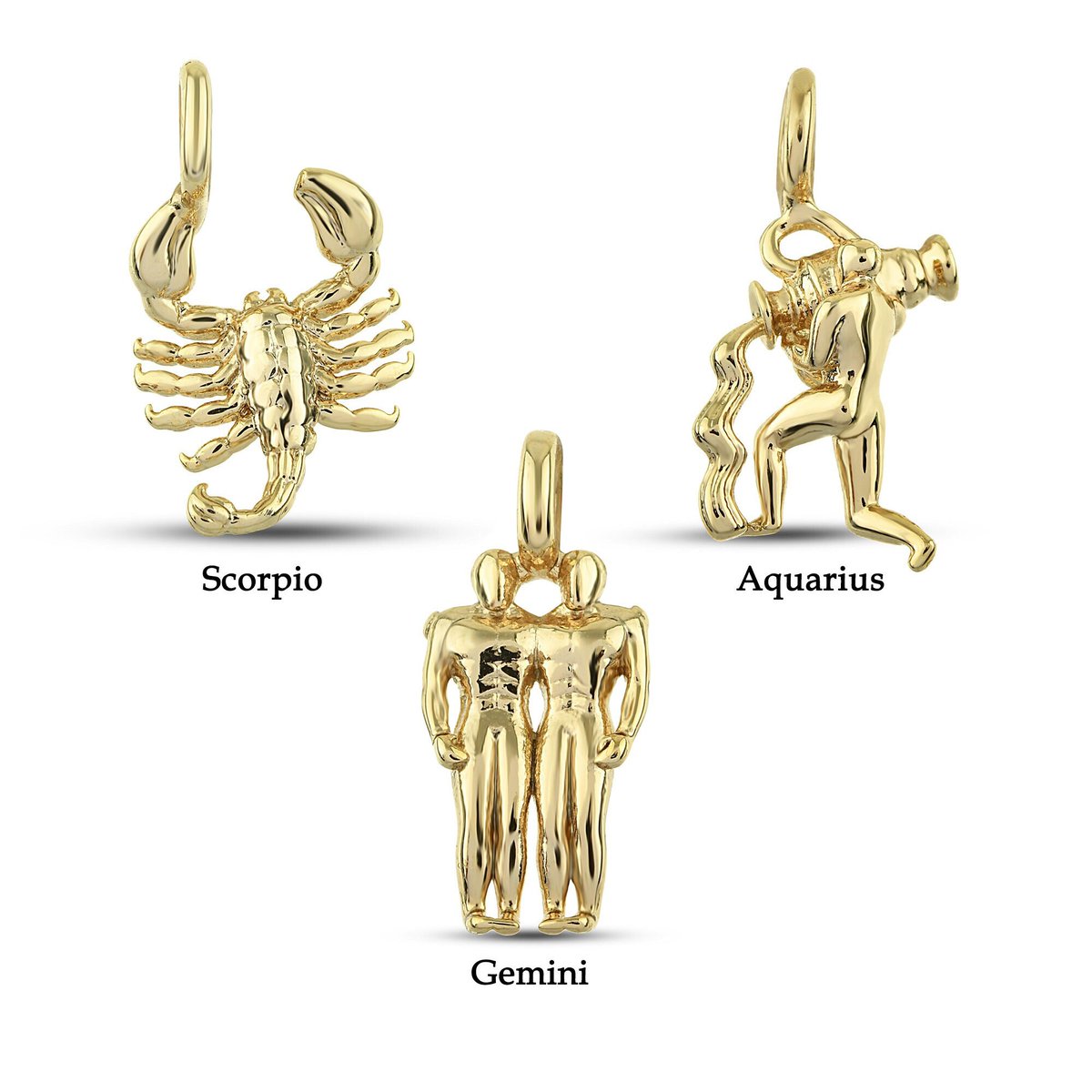 Zodiac Sign Charms - Gold Plated Astrology Horoscope Mini Charms etsy.me/42yLuTq #gold #brass #goldcharms #horoscopecharms #personalizedjewelry #charmbracelet #custombracelet #zodiaccharms #zodiacjewelry