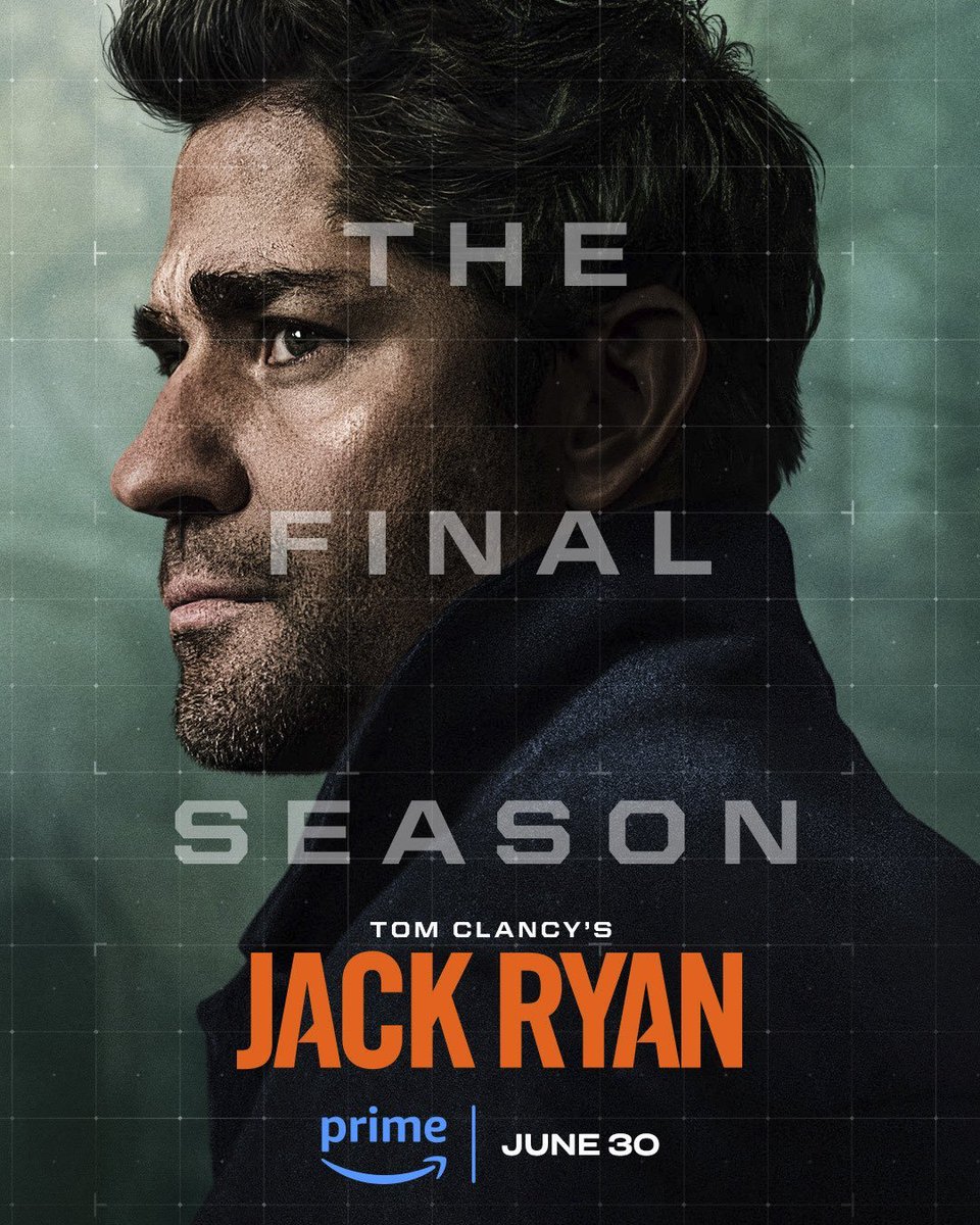 allocine's tweet photo. La dernière saison de la série Tom Clancy's Jack Ryan sortira le 30 juin sur Prime Video ! https://t.co/1B1jPtGatq