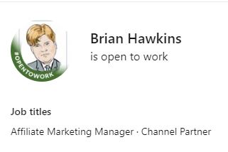 🌟 Seeking New Opportunities in Senior #AffiliateMarketing or #ChannelPartners 🌟 Thank you for keeping me in mind for any relevant opportunities that may arise. Let’s stay connected, collaborate, and help each other succeed! linkedin.com/in/internetaff… #opentowork