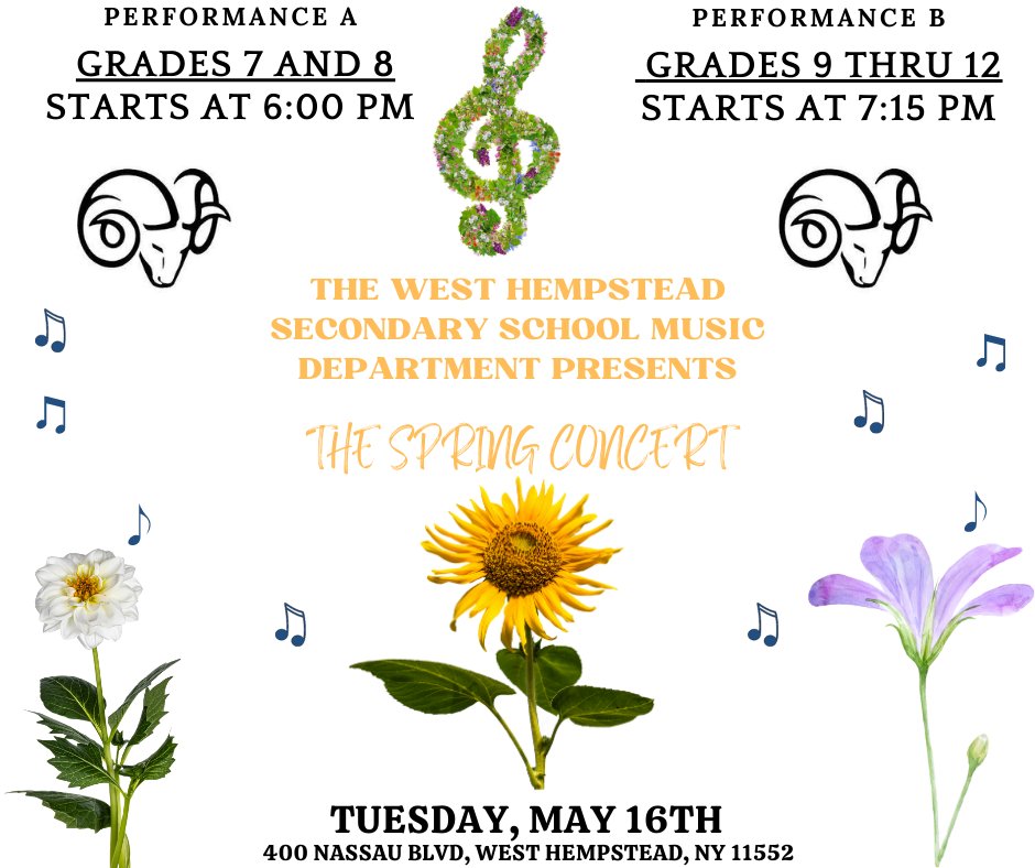 FpcaWest's tweet image. Come and celebrate Spring!  The WHSS Spring Concert is upon us and music is in the air.  @FpcaWest @wh_secondary #Springmusic