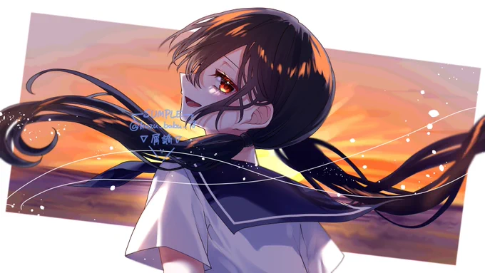 1曲目に引き続きイラスト描かせていただいております!