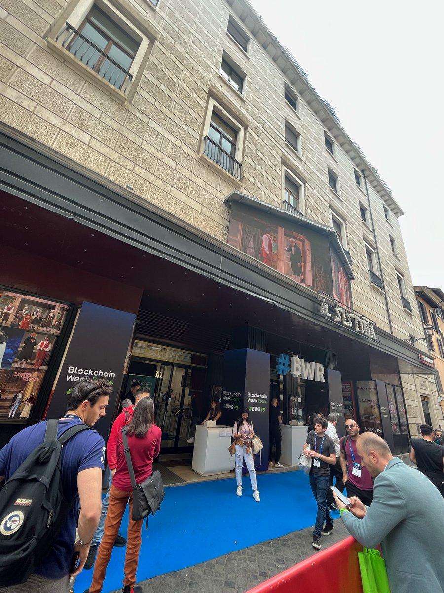 qtum's tweet photo. Hey @BlockchainRome! 🇮🇹

We're here checking the venue. We can't wait to let the audience enjoy @MetaMoonland's playable demo and meet blockchain enthusiasts.  🤝

#BWR23 Day 2! 📍 https://t.co/zF7CamUsuO