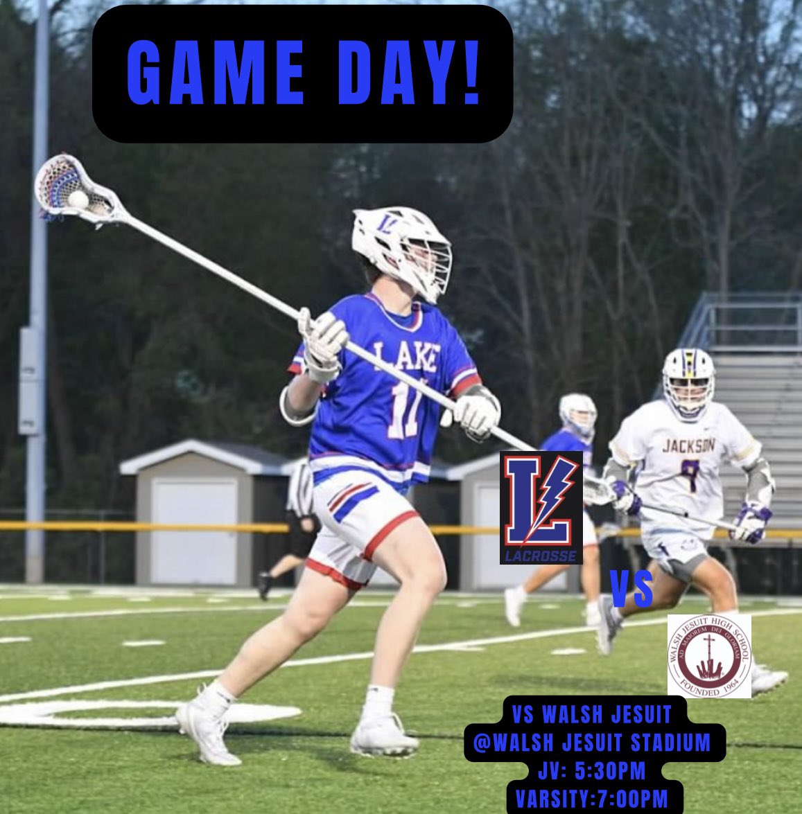 GAME DAY! 

🆚 Walsh Jesuit 
⏱️ JV: 5:30PM / Varsity: 7:00PM
📍 Walsh Jesuit