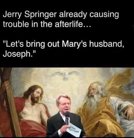 I feel bad for laughing 🤣🤣

#Maury
#ripjerryspringer