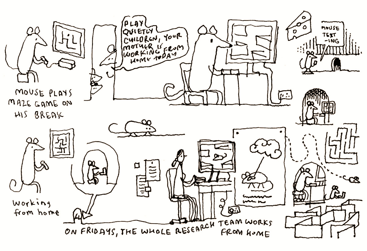 Some notebook doodles for my most recent @newscientist cartoon...