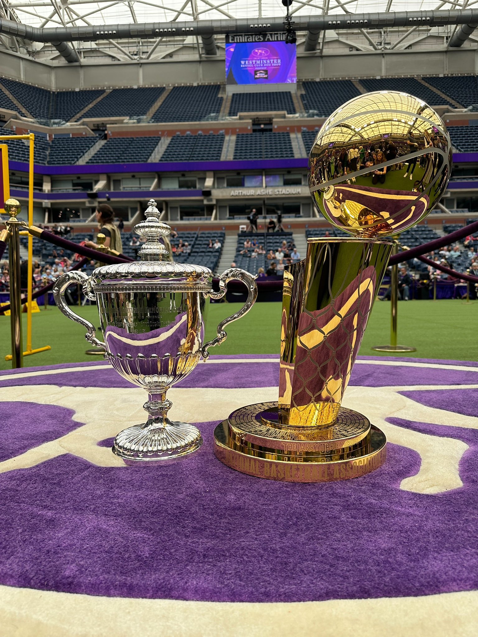 The Larry O'Brien Trophy on X: Nice to meet you, Mortimer! 🤝🏆 Good luck  to all the 🐶 participating! #WestminsterDogShow  /  X