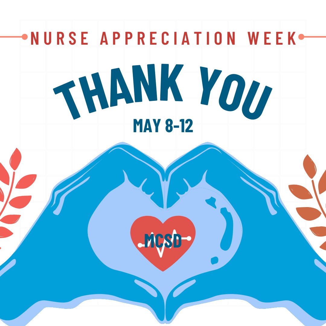 Happy School Nurse Appreciation Week to all the amazing school nurses out there! 🩺👩‍⚕️👨‍⚕️

Thank you for being a vital part of our school community and for all that you do. You truly are heroes! ❤️ #SchoolNurseAppreciationWeek #ThankYouNurses #SchoolHeroes #WeLoveOurNurses