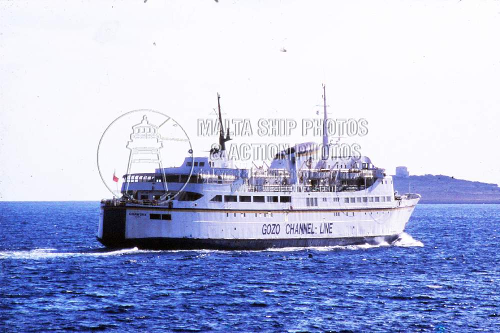 Shipguru's tweet photo. #GozoChannelLine #ferry #GHAWDEX #underway - 01.10.1999 - https://t.co/nfgboxcB5B - NO PHOTOS can be used or manipulated without our permission https://t.co/bW2Pd2lWKg