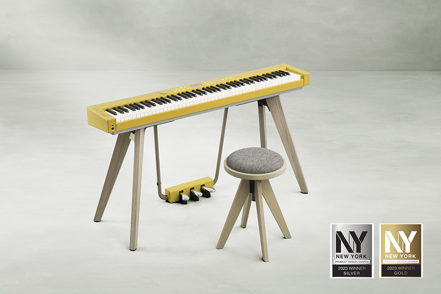 The Privia PX-S7000 has been awarded 2 NY Product Design Awards. The PX-S7000 was named a Gold Winner in the Smart Home – Home Entertainment Category and a Silver Winner in the Musical Instrument – Keyboards Category. Thank you to the NY Product Design Awards for this opportunity