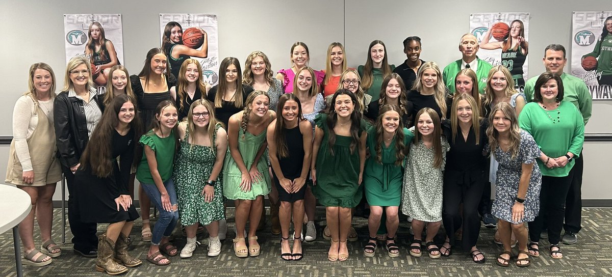 CoachHackert's tweet image. What a tremendous group of seniors and young ladies we celebrated last night at our basketball banquet.  We are so proud of our program and culture. Thank you seniors for the impact you have made in our program, school and community.  We will miss you!!