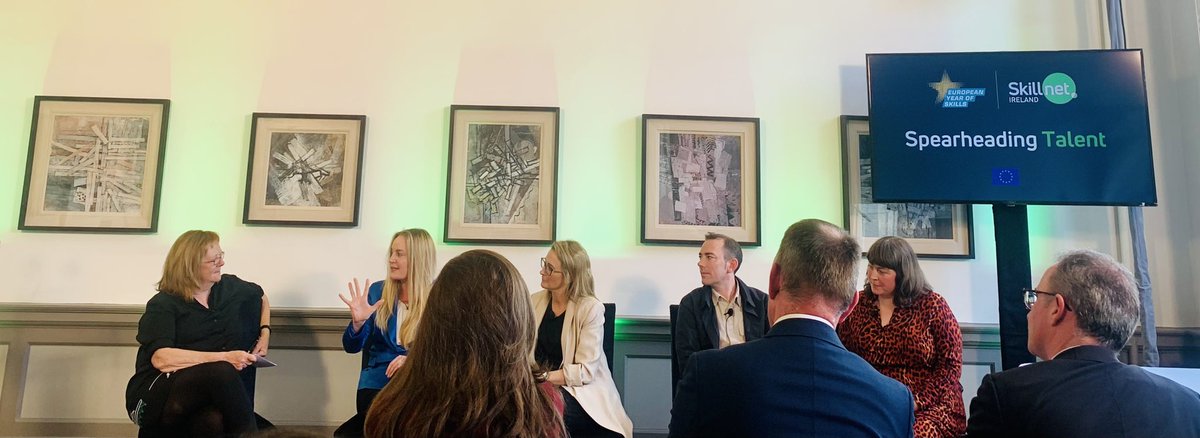 Insightful discussion today at the #EUYearofSkills launch around upskilling &amp; lifelong learning in the cultural &amp; creative industries. 

Special thanks to chair #sheiladacourcy &amp; panelists 
<a href="/eimearnoone/">Eimear Noone</a> <a href="/Number4Windmill/">Deborah Doherty</a>   #emmetoneill <a href="/StoryToys/">StoryToys</a> #Catherineroycroft <a href="/CartoonSaloon/">Cartoon Saloon</a>