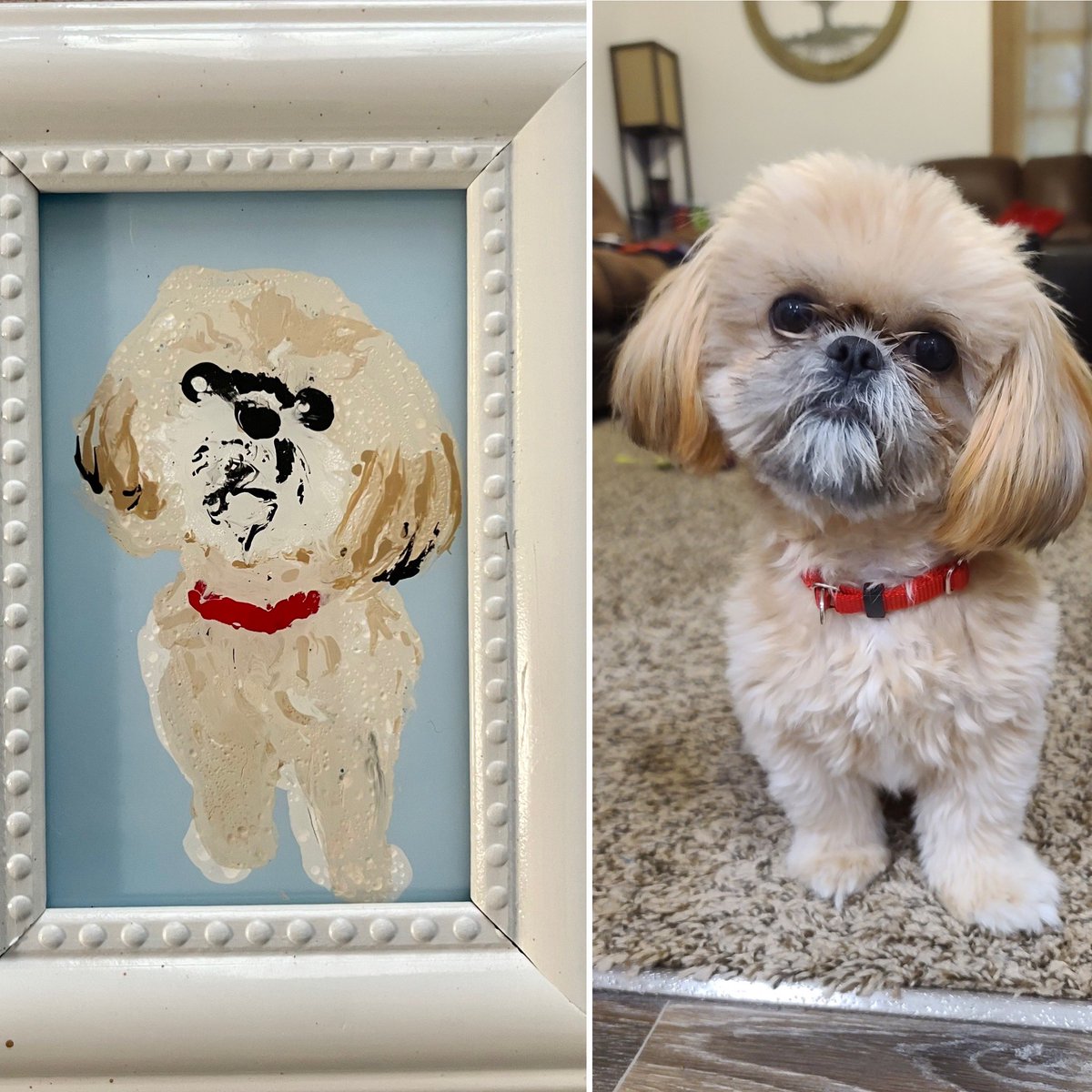 MrsBButters's tweet photo. Fundraising is never easy. So proud of my daughter’s initiative and creativity. These pet pictures that she’s painting for $10 to save up for a trip to London are so cute!  I’m curious - what fundraisers have you had success with? @chickensrevenge https://t.co/VelVTPhSqg