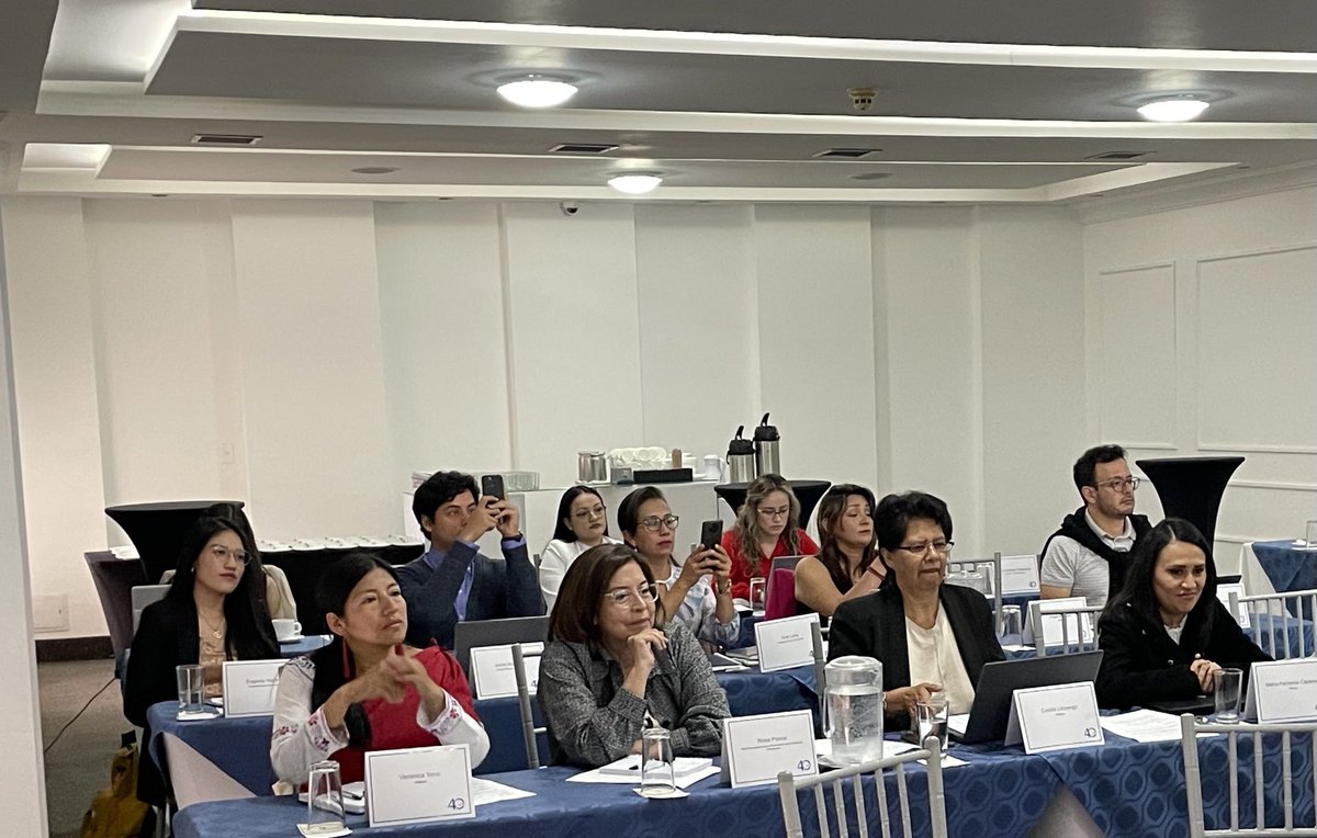 .⁦<a href="/patrickwquirk/">Patrick W. Quirk</a>⁩ kicks off ⁦<a href="/IRIglobal/">International Republican Institute</a>⁩ fourth in a series of from #P2P forum w/ civil society leaders in Ecuador