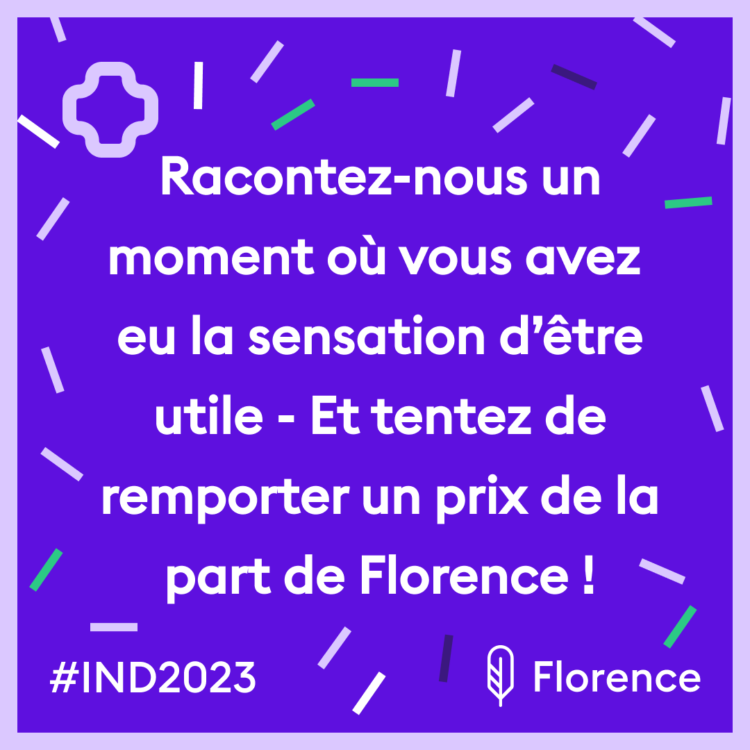 Florence__FR's tweet photo. Infirmières, pour la Journée internationale des infirmières, racontez-nous un moment où vous vous êtes senti(e) utile cette année : petite anecdote ou un grand moment  👇
🎁 5 histoires tirées au sort pour un bon d'achat de 50 € !

https://t.co/nFQYBA1piH

#IND2023 #Infirmière https://t.co/l3sM7wQxnP