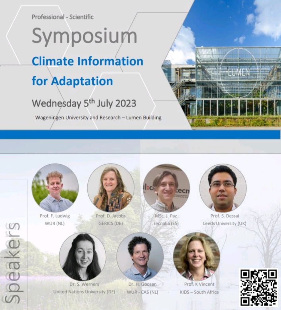 Water @ Wageningen (@waterwageningen) on Twitter photo Join us for an interesting Symposium on Climate Services on the Campus in Wageningen. We focus on how we can develop Climate Services which do more than just providing information and do result in action for adaptation. <a href="/WURenvironment/">WUR Environmental</a> <a href="/WUR/">Wageningen U&R</a>
wur.nl/en/symposium-c… Join us for an interesting Symposium on Climate Services on the Campus in Wageningen. We focus on how we can develop Climate Services which do more than just providing information and do result in action for adaptation. <a href="/WURenvironment/">WUR Environmental</a> <a href="/WUR/">Wageningen U&R</a>
wur.nl/en/symposium-c…