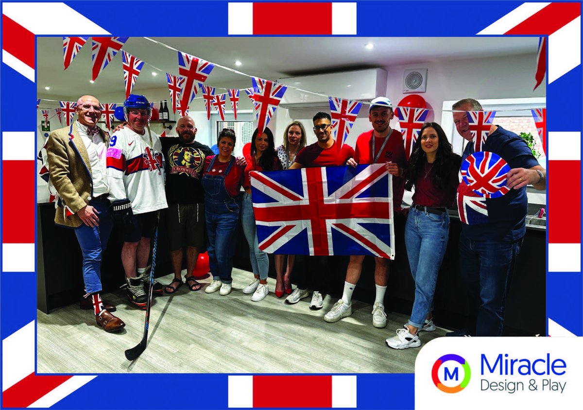 We hope everyone enjoyed the bank holiday coronation celebrations for King Charles III 👑

On Friday afternoon, Miracle celebrated with a Union Jack Tea Party in the office. 🇬🇧💂‍♂️

#Miracle #coronation #KingCharlesIII #hisroyalhighness #unionjack #greatbritain #UK #teaparty