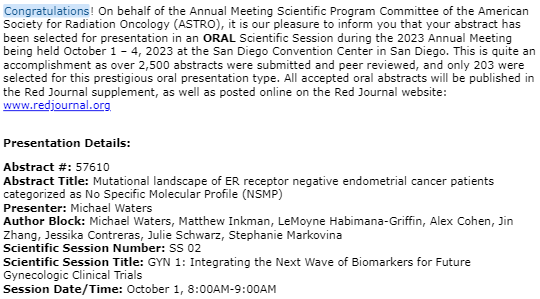 Mike Waters, MD PhD tweet media