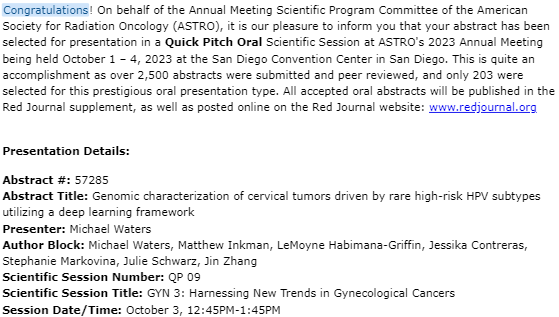 Mike Waters, MD PhD tweet media