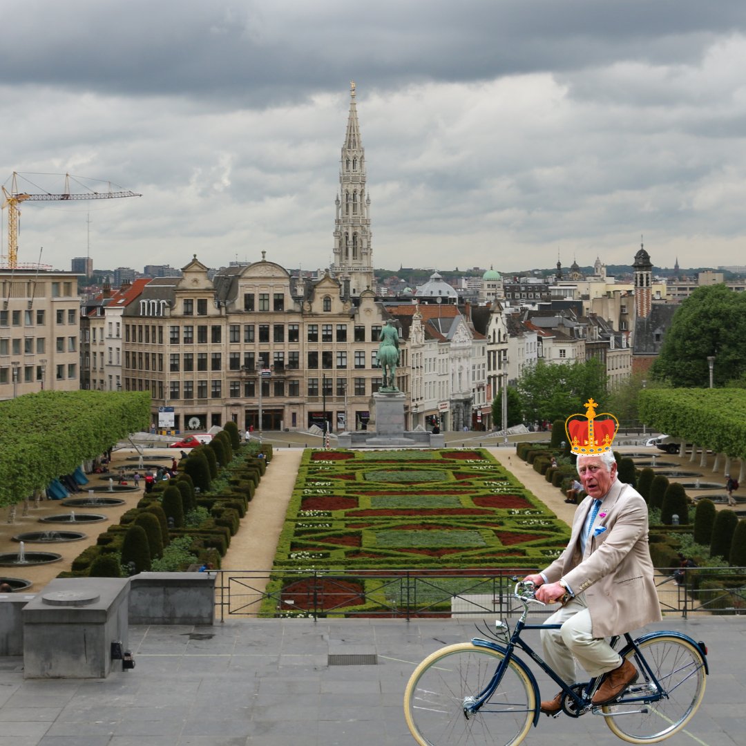 MonkeyDonkeyBXL's tweet photo. Même le nouveau Roi d’Angleterre Charles III a décidé de rouler en vélo à Bruxelles ! 🚴🤴

Et vous, vous commencez quand? 🙂

N’oubliez pas de télécharger l’application Monkey Donkey pour profiter de nos vélos-cargo dans Bruxelles (le lien est en bio) 📱😊

#monkeydonkey #King https://t.co/UJsqFVnQw9