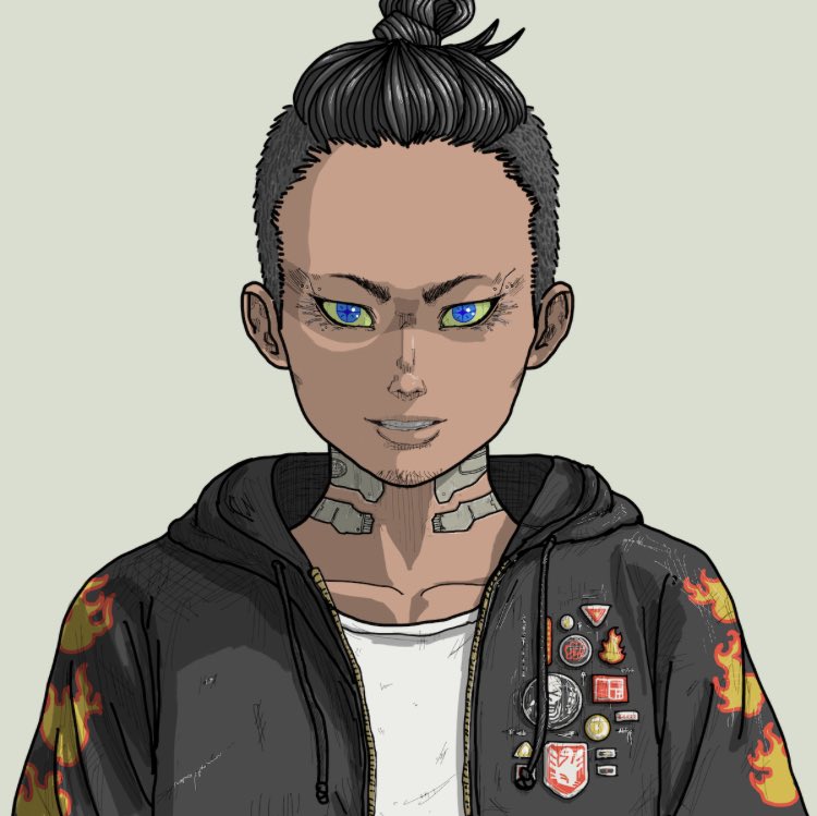 ながしまえ (@chan_nagashimae) on Twitter photo 1日1枚 #推すNAYU
フロアから おすすめ #NAYUA
#2025 Punks cyborg
0.04ETH
うーん。こんな奇抜な眼の色なのに、それが違和感なくカッコよささえ醸し出されているデザイン。
<a href="/NAYUTA_TDNR/">NAYUTA:東京電脳R</a> <a href="/NAYUTA_TDNR_JP/">NAYUTA:東京電脳R JP</a> 1日1枚 #推すNAYU
フロアから おすすめ #NAYUA
#2025 Punks cyborg
0.04ETH
うーん。こんな奇抜な眼の色なのに、それが違和感なくカッコよささえ醸し出されているデザイン。
<a href="/NAYUTA_TDNR/">NAYUTA:東京電脳R</a> <a href="/NAYUTA_TDNR_JP/">NAYUTA:東京電脳R JP</a>