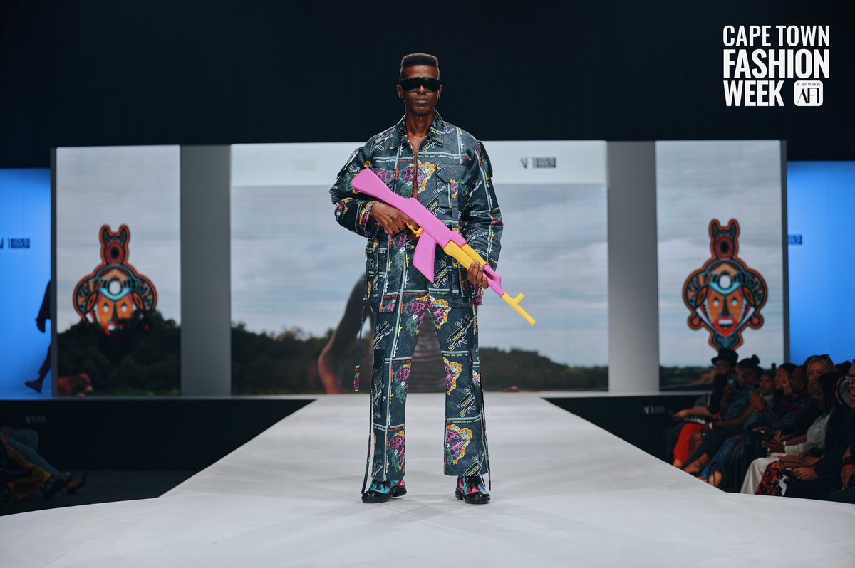 AFI_sa's tweet photo. Themed “Silence the guns”, @masamara_’s show at #CTFashionWeek was a poignant portrayal of the gruesome realities of war- torn zones in some regions of Africa.

#ShopTheRunway now by pre-ordering this collection in-store at House of Nala, Sandton City or on our website. https://t.co/xEluElVXi7