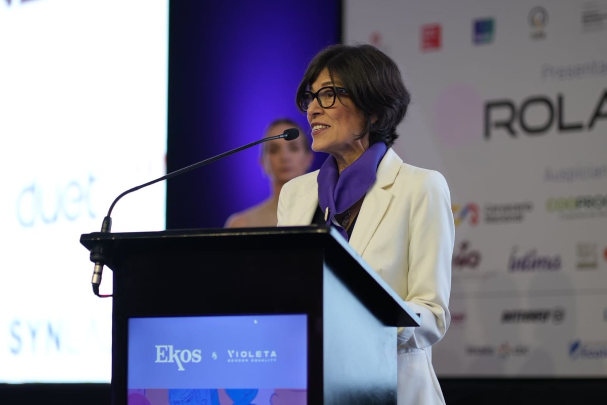 onumujeresEcu's tweet photo. #VioletaSummit | "Es hora de unirse a este movimiento que promueve la igualdad y la eliminación de las violencias contra las mujeres. Invertir en la igualdad no solo es lo más justo, sino que también es lo más inteligente" @anaelenabadilla #CerremosLaBrecha https://t.co/RgT7mDniJH