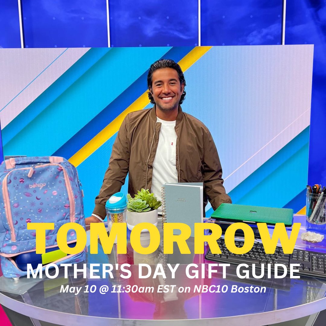 there’s still time to find the perfect gift for all the moms in your life. tune in to @TheHubToday tomorrow at 11:30 am EST for my Mother’s Day gift guide LIVE on @NBC10Boston !