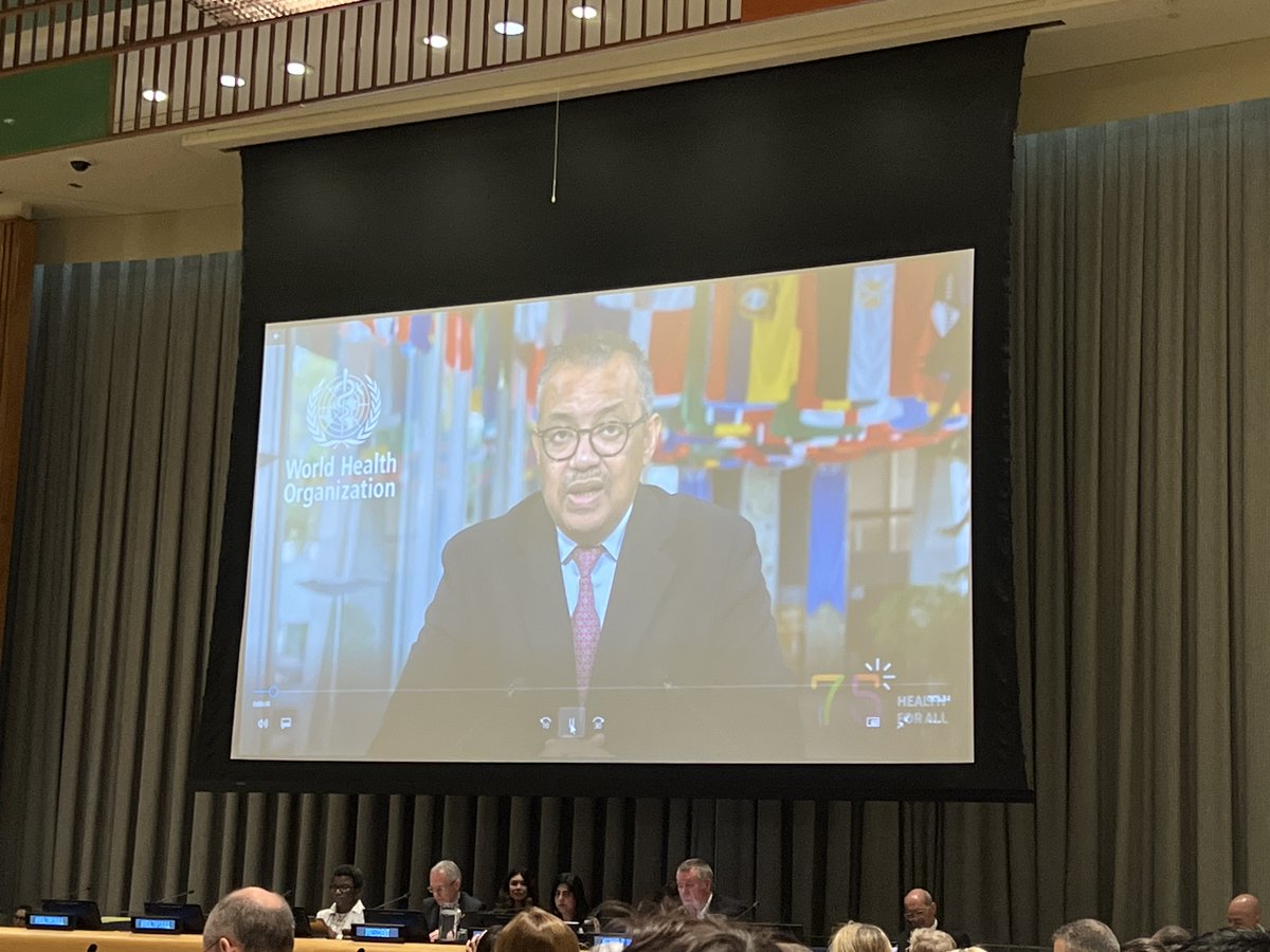 Opening of UN Multi-stakeholder meeting on Pandemic Preparedness and Response at UN in NYC. Address by Dr Tedros #HealthForAll #UHC2030