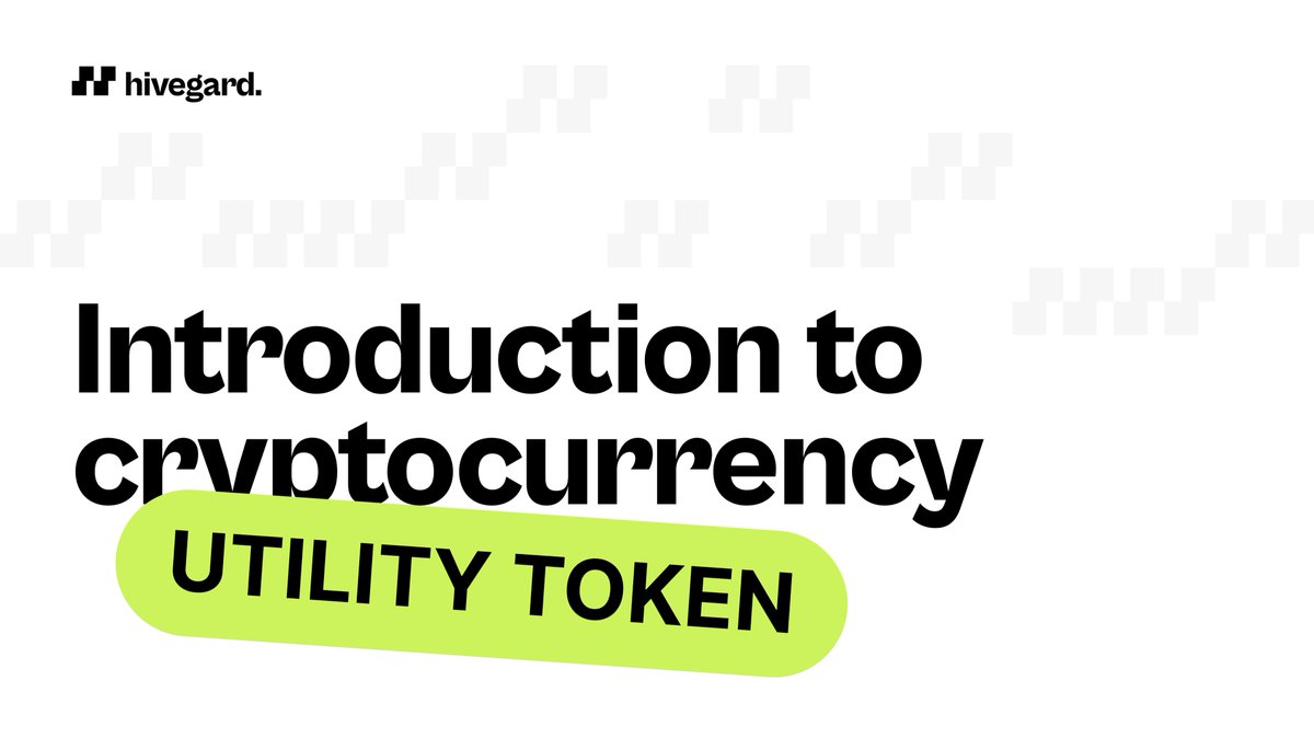 hivegard's tweet photo. We’re back with #TechTuesday ! From broad types of crypto let’s see what is a utility token. See and RT our latest post!

#blockchain  #cryptocurrency  #Web3