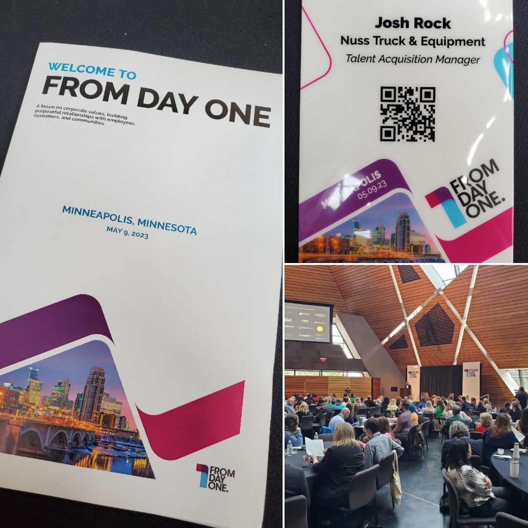 Kicking off the <a href="/FD1conference/">From Day One</a> event for the first time in Minneapolis. #RecruiterLife (@ McNamara Alumni Center in Minneapolis, MN) swarmapp.com/c/ktHsQSZ26w8
