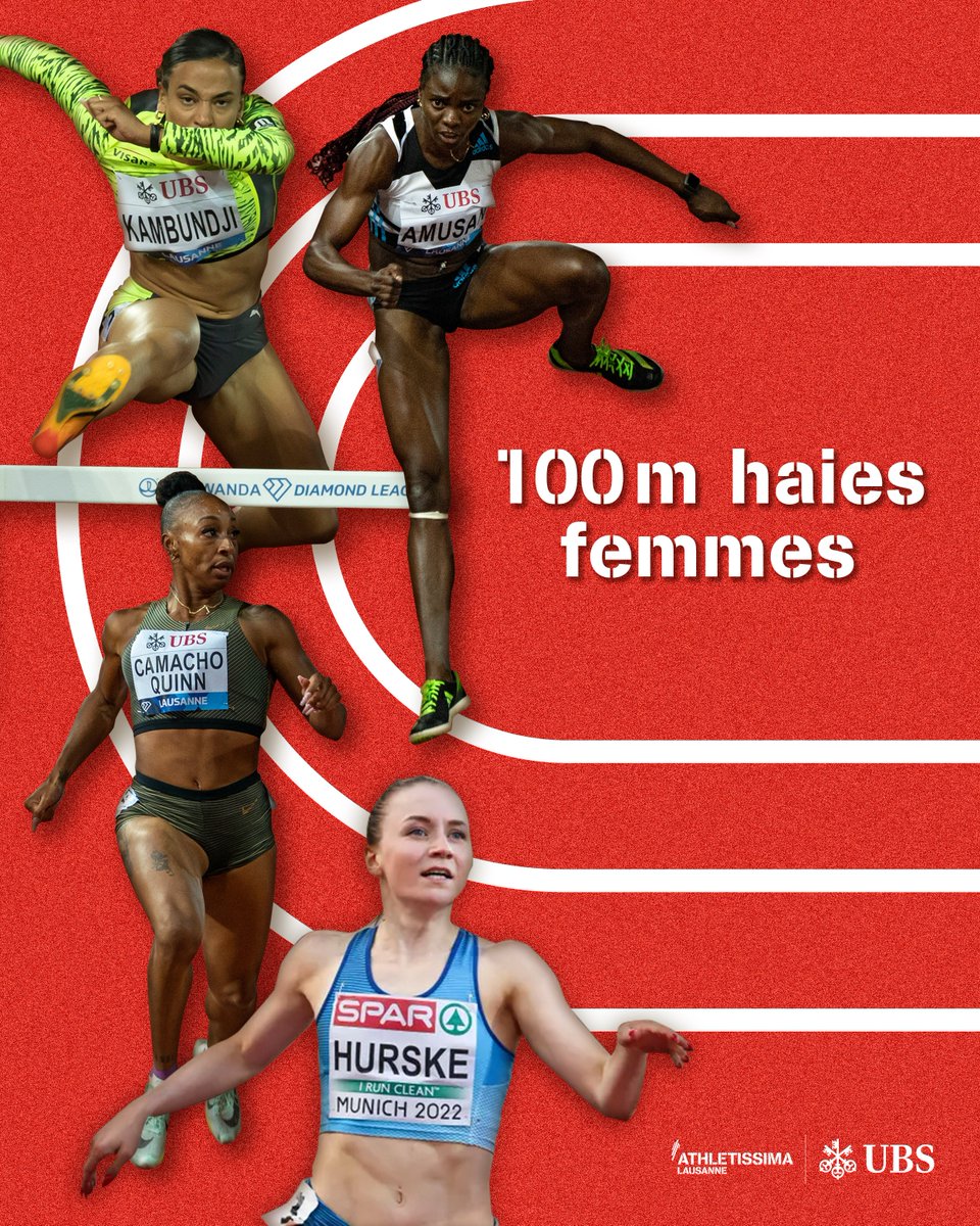 athletissima's tweet photo. Une dizaine de stars féminines ont confirmé leur participation à #athletissima2023 pour le 100m haies, le saut en hauteur et le 800m ! 🔥
Recordwomen, championnes du monde et multiples médaillées s'affronteront le 30 juin dans une soirée de sport qui s'annonce intense ! 💪 https://t.co/yFcx8NXtRk