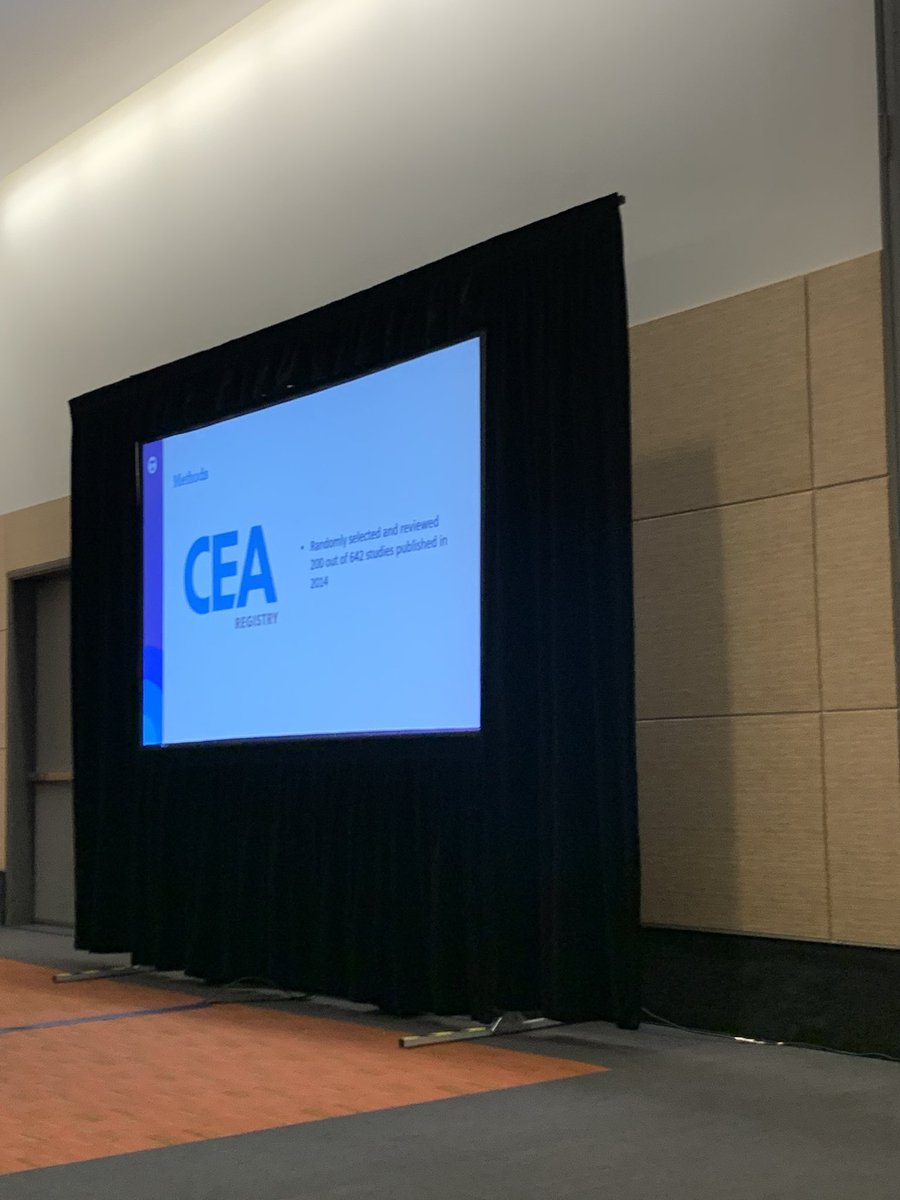 PSynnott29's tweet photo. 1 in 5 cost-effectiveness analyses account for patient heterogeneity say @tara_lavelle  Tara and co. used the @TuftsCEVR #CEARegistry to understand how this can affect decision making. SPOILER we are misallocating resources by making decisions based on averages #ISPORAnnual https://t.co/hWtd7K8eXb