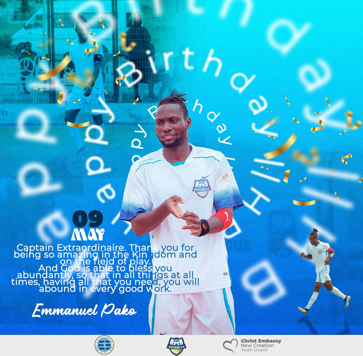 We celebrate your leadership today captain Pako😇🎊
Enjoy your day🥂