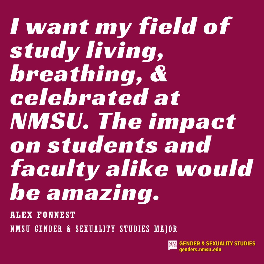 gensXprof's tweet image. &quot;My field of study should be even greater &amp;amp; more expansive. With only three faculty members, a point I must make known, the degree is understaffed by the university it works to uplift. As a student I am watching this occur and feeling it myself.&quot; -Fonnest #wgss #university #nmsu