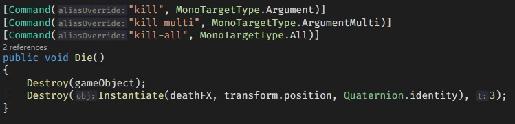 QFSW1024's tweet photo. Quantum Console V2.6.5 is now live!  With the all new MonoTargetType.Argument, you can now explicitly specify which target to invoke a command on without requiring any additional boilerplate! 

https://t.co/aBj1GkP24q…… #gamedev #gamedevelopment

@unity3d
#unityassetstore https://t.co/00lRIhYXkg