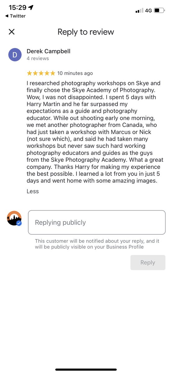 HarryMartin__'s tweet photo. Always amazing to get such a lovely review! 

@SkyeAcademy https://t.co/zOfn7ExcFl