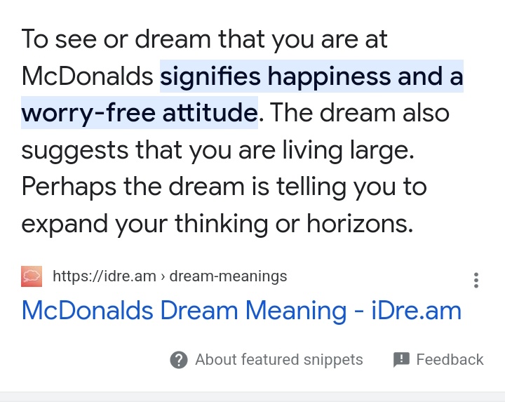 ElitistMinusTheWhiteness on Twitter "I had a dream about McDonald's