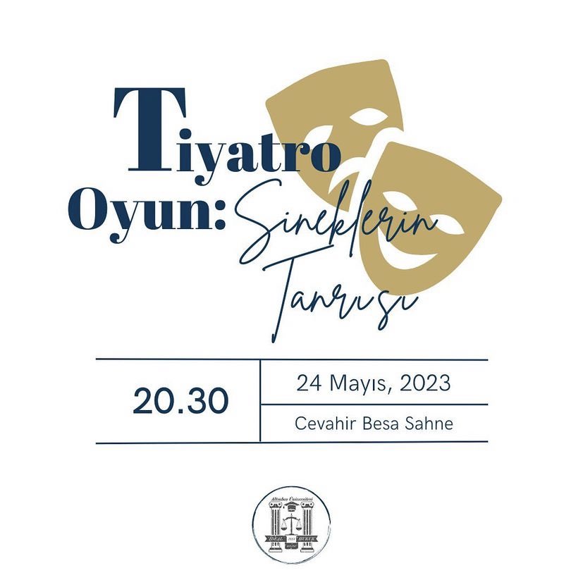 altinbasideal's tweet photo. Herkese Merhaba,
24 Mayis'ta Nobel Edebiyat Ödüllü ingiliz romanci William Golding'in "Sineklerin Tanris|" isimli romanini tiyatroda izleyecegiz.
Siz de bizimle birlikte bu oyuna gitmek isterseniz profildeki linke tıklamanız yeterli!
@altinbasuni @altinbasdost @altinbasuni_hukuk https://t.co/pj8wT4FpPu