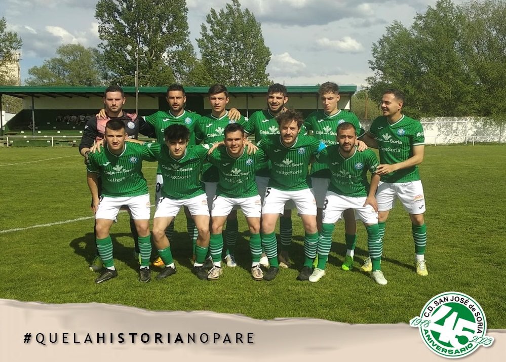 cdsanjosesoria's tweet photo. REGIONAL | ✍🏻 LA CRÓNICA

@cdsanjosesoria 4️⃣-0️⃣ @AbejarCf 

🗞 Suma y sigue hasta el final.

Nueva victoria en el municipal de #Garray para los de Edu Modrego. La zona alta de la tabla se sigue apretando a falta de 3 jornadas.

#VamosSanJosé | #SanJoséAbejar https://t.co/jgZfILwv41