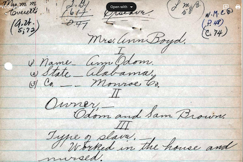 3 @UMDHistory majors catalogued oral histories by students at Prairie View College with formerly enslaved people. Read about it at jsdp.enslaved.org/fullDataArticl… and see the docs Southern U docs <a href="/JSTOR/">JSTOR</a>