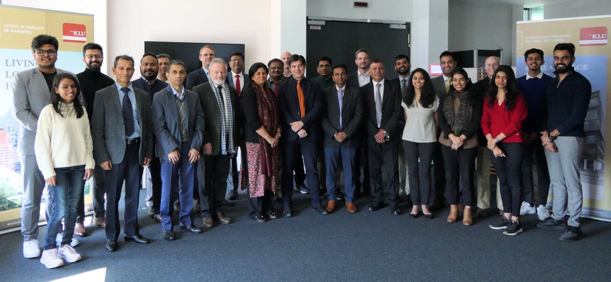 klugloal's tweet photo. A high-ranking #Indian delegation, led by Special Secretary Smt. @SumitaDawra, Ministry of Commerce and Industry, visited us. Indian KLU students took part and KLU researchers gave impulse talks about sustainable logistics, humanitarian logistics, and digitalization.
#myKLU https://t.co/kDS6Q2B2N8