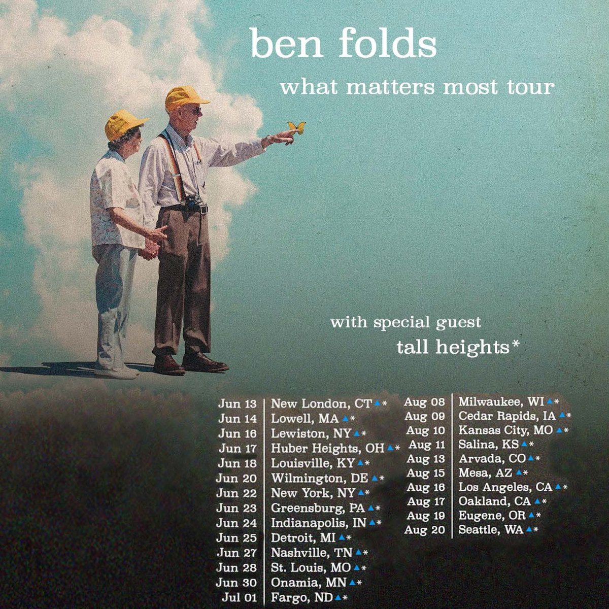 tallheights's tweet photo. we have new songs to play, and a new tour to play them on! @BenFolds https://t.co/WAjMQVR9B3