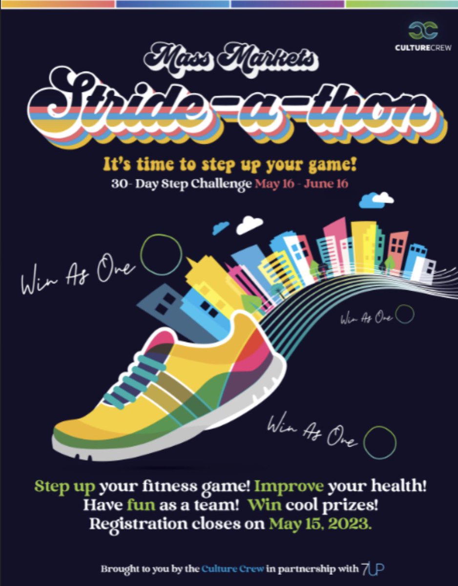 Do you have a step tracker? Are you competitive? Do you want to join our Mass Markets STEP Challenge?

If YOU answered YES to the questions above, It’s time to get competitive &amp; create your team! Details &amp; registration info is available to qualifying employees via email &amp; Yammer.