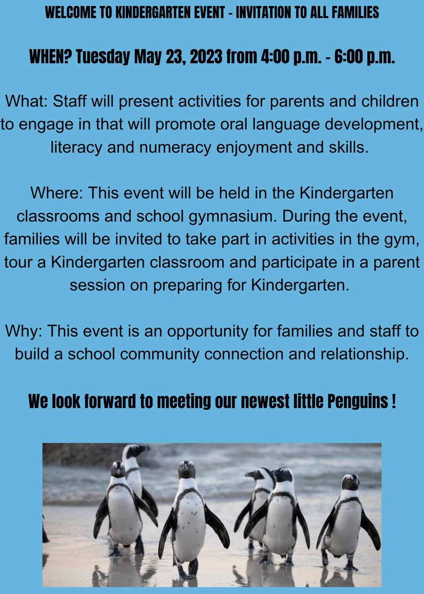 CatholicPius's tweet photo. Welcome to Kindergarten Event ! May 23rd from 4-6p.m. https://t.co/jE53fN0T1v