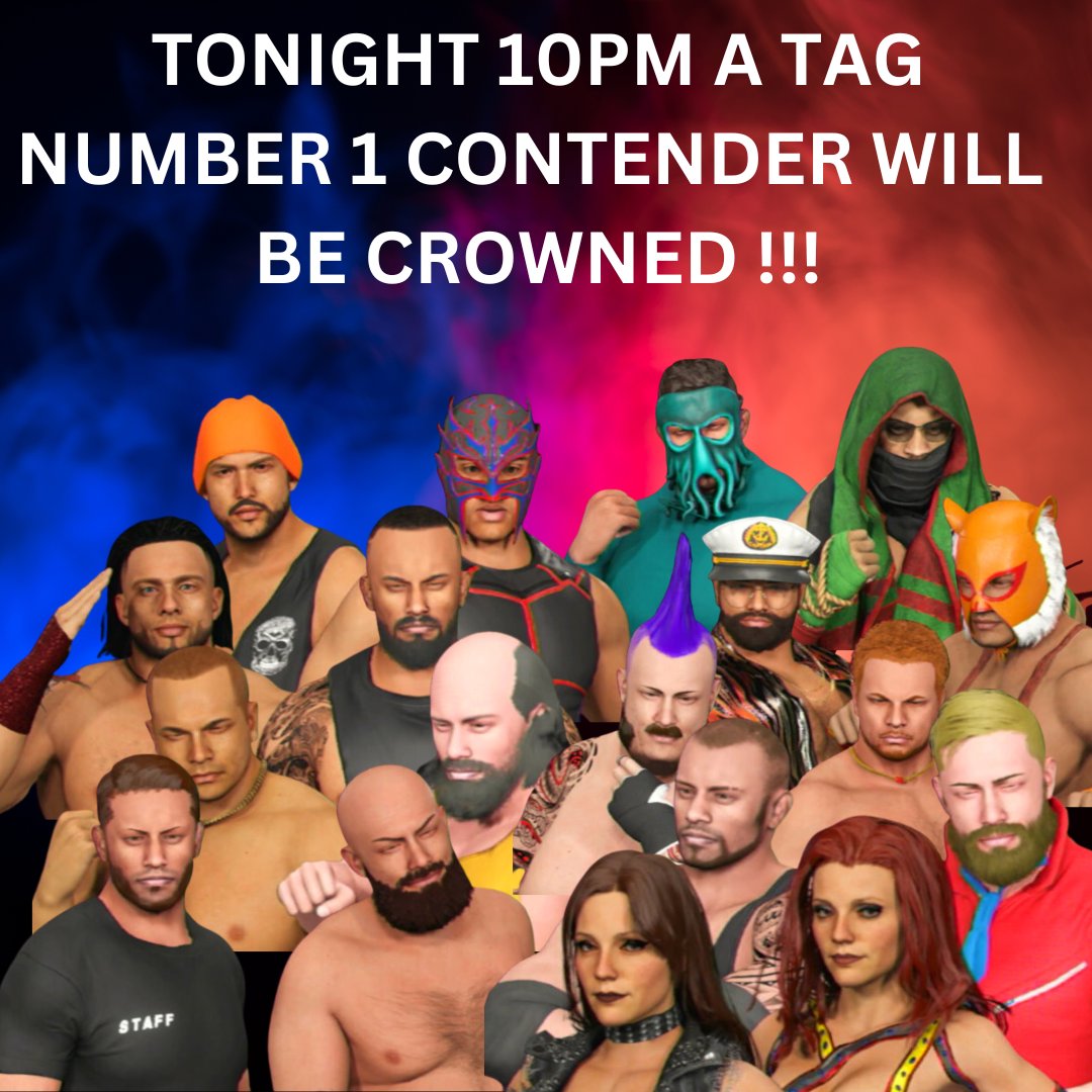 Dynamite_dazz's tweet photo. Tonight we will crown a number 1 TAG contender but who will it be ???
Join us at 10pm apparently its my Affiliate anniversary as well ๐
#roadtoclashatthecastle #gllchampionship #pnw #pnwtagchampionship #pnwwomanschampionship #wwe2k23 #simulatin #twitch #wwe2k23universemode https://t.co/INOHuU0paX