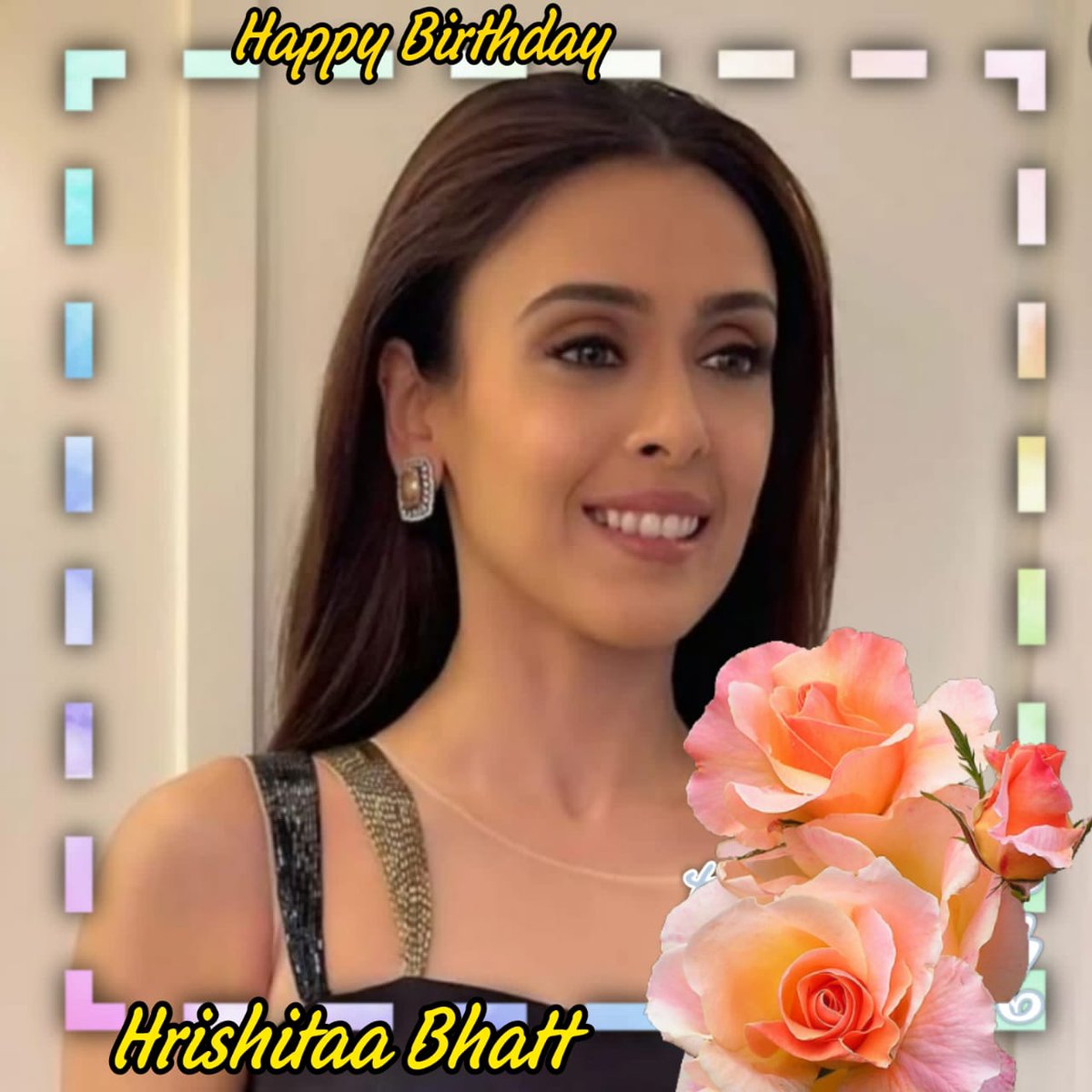 Vasathakumar19's tweet photo. Happy Birthday Hrishitaa Bhatt
#vasanthakumarraman 
#HBDHrishitaaBhatt
#HrishitaaBhatt https://t.co/5lt1VPS8dx