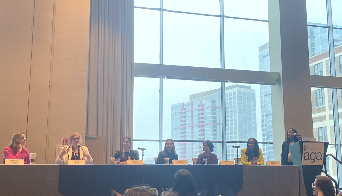 Elisa Boden, MD (@elisabodenibdmd) on Twitter photo Inspiring luncheon panel humanizing the experience of #WomeninGI! Thank u <a href="/barbarahjung/">Barbara Jung</a> <a href="/drfolamay/">Fola May, MD PhD</a> <a href="/AKhapraMD/">Asma Khapra, MD</a> <a href="/RenaYadlapati/">Rena Yadlapati</a> <a href="/garmanlab/">Katherine Garman</a> @drlauriekeefer and <a href="/AimeeLeeLucasMD/">Aimee Lucas</a> for presenting the pathway forwards! #Equity <a href="/AmerGastroAssn/">American Gastroenterological Association (AGA)</a> Inspiring luncheon panel humanizing the experience of #WomeninGI! Thank u <a href="/barbarahjung/">Barbara Jung</a> <a href="/drfolamay/">Fola May, MD PhD</a> <a href="/AKhapraMD/">Asma Khapra, MD</a> <a href="/RenaYadlapati/">Rena Yadlapati</a> <a href="/garmanlab/">Katherine Garman</a> @drlauriekeefer and <a href="/AimeeLeeLucasMD/">Aimee Lucas</a> for presenting the pathway forwards! #Equity <a href="/AmerGastroAssn/">American Gastroenterological Association (AGA)</a>